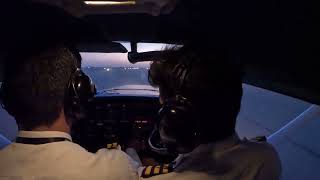 Cessna 152 Night Departure Out of Karachi [upl. by Auahsoj]