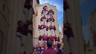 7de8 dels Castellers de Lleida per Sant Miquel [upl. by Dranyar564]