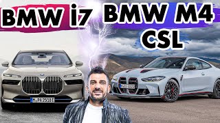 Elektrikli Makam Otomobili BMW i7 ve BMW M4 CSL [upl. by Vrablik400]