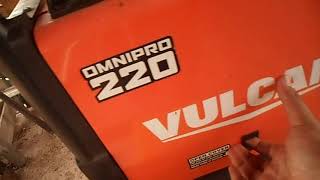 Harbor Freight Welders Trash Vulcan Omnipro 220 Stick Welding [upl. by Merp]