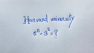 Harvard University Admission Entrance Interviews Maths Tricks Algebra Problem [upl. by Airotal954]