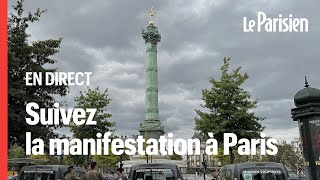 🔴 EN DIRECT  Suivez la manifestation à Paris « contre le coup de force de Macron » [upl. by Irvin]