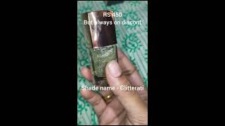 Manish Malhotra nail lacquer  Best nail polish Glitterati  review [upl. by Ainad806]