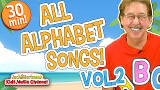 All ALPHABET Songs Vol 2  30 Minutes of Alphabet Songs for Kids  Jack Hartmann [upl. by Akiehsat819]