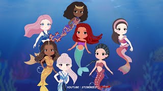 Meet Ariels Sisters  The Little Mermaid  Princess  Daughters Of Triton Animation [upl. by Ennayd]