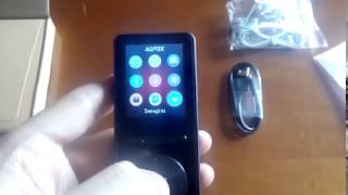 Unbox Lettore mp3 AGPTEK [upl. by Tobit968]