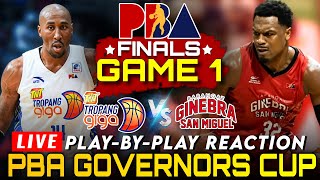 🔴LIVE PBA FINALS GAME 1 BRGY GINEBRA VS TALK N TEXT 2024 GOVERNORS CUP PlaybyPlay Reaction [upl. by Farron]