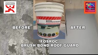 TERRACE FLOORING FOSROC BRUSH BOND CHEMICAL COATING [upl. by Drislane]