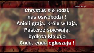 Kolęda  Dzisiaj w Betlejem karaoke [upl. by Ahsrats]