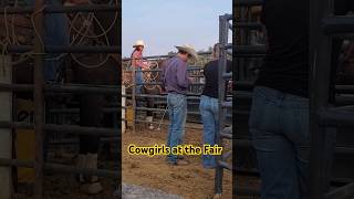 Rodeo Cowgirls at the Clermont County Fair 2024 short cowgirl farmvlog countyfair short [upl. by Ellohcin915]