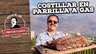 Costillar en Parrilla a gas de Res  Recetas del Sur [upl. by Marguerite209]