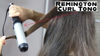 Remington Ci5338 Pro Big Curl Tong unboxing first look amp test [upl. by Biebel637]