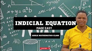 INDICIAL EQUATION MADE EASY [upl. by Alokin]