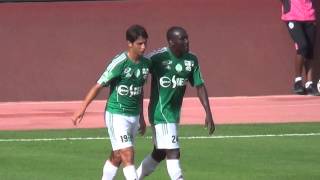 Bernoussi vs Raja 0  2 du 31082014 1er But Mabidi Live [upl. by Leirud418]