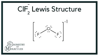 ClF2 Lewis Structure [upl. by Elohc]