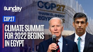 COP27 Begins World Leaders Gather In Egypt As COP27 Summit Begins [upl. by Ellehcim]