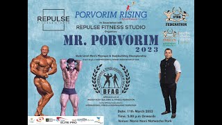 Champion of Champions  Mr PORVORIM 2023  Porvorim Rising  Repulse Fitness Studio  BFAG [upl. by Everson298]