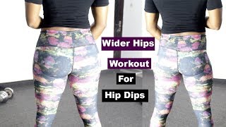 5 Minutes WIDER HIPS WORKOUT with ONLY DUMBBELL How to Get Bigger Hips Hip Exercises [upl. by Ayanej743]