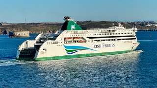 MV Oscar Wilde Inbound to Pembroke Dock 7124 [upl. by Huston595]