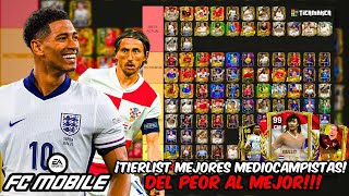 TIERLIST MEJORES MEDIOCAMPISTAS quotMCquot EN FC MOBILE 24 😲 DEL PEOR AL MEJOR CENTROCAMPISTA [upl. by Painter538]