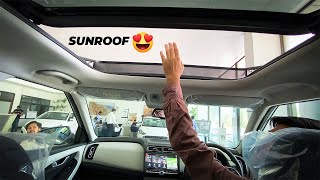 2022 Hyundai Creta SX  New Model Panoramic Sunroof opening amp closing [upl. by Ennayr]