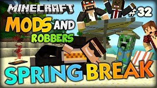 Tropical trolls with COCONUT BOMBS  Minecraft Modded Cops and Robbers Tropicraft Mod [upl. by Kancler]