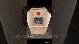 diy bandpass subwoofer diy youtubeshorts [upl. by Maccarone]