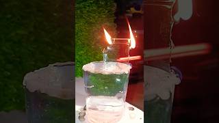 disposal glass🥤fire🔥experiment💥 new trending science viral tiktok📸 [upl. by Shurwood117]