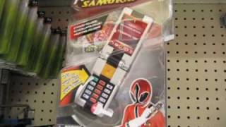 Power Ranger Samurai Toys Retro Fire Megazords March 2011 [upl. by Haukom811]