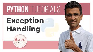 Python Tutorial  16 Exception Handling [upl. by Llennoj]