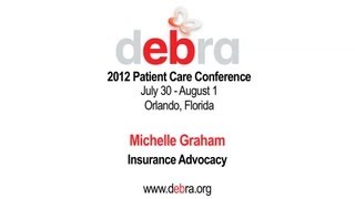 Michelle Graham  DebRA of America 2012 Patient Care Conference [upl. by Llehsram]