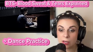 Blood Sweat amp Tears Explained  Dance Practice reaction [upl. by Powel]