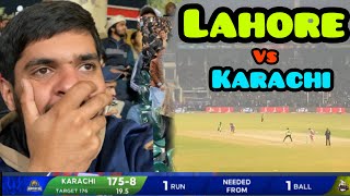 Lahore vs karachi full match 😍🩵 live match full ❤️ [upl. by Ahsitnauq]