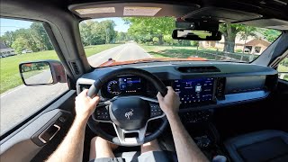 2024 Ford Bronco Big Bend Sasquatch POV Drive Impressions and ASMR [upl. by Amzu]