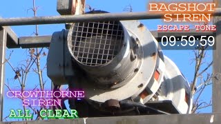 Your favourite BROADMOOR SIRENS in action  Extreme closeup views [upl. by Areehs]