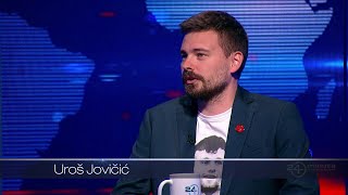 Fudbalski analitičar Uroš Jovičić quotNedeljnikquot  ep341deo05 [upl. by Odnamra637]