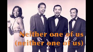 NEITHER ONE OF US by Gladys Knight amp The Pips with Lyrics [upl. by Jeri]