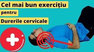 Cel mai bun exercițiu pentru durerile cervicale [upl. by Ahsinak665]