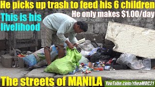 Travel to Asia Lets go to Manila Philippines and Meet Tina the Food Seller Worlds Society [upl. by Goodrich]