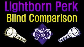 Dead by Daylight  Lightborn Perk Blind Comparison [upl. by Launamme752]