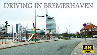 Driving in Bremerhaven Germany  4K UHD  Driving Tour  My Experience  First Time in Bremerhaven [upl. by Inuat]