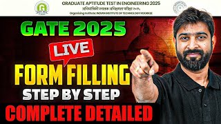 GATE 2025 Form Fill Up  How To Fill GATE 2025 Application Form  Step By Step Complete Detailed [upl. by Matthei560]