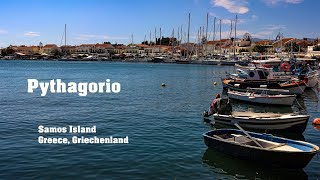 Pythagorio in 4K UHD  Πυθαγόρειο  Samos Island  Greece Griechenland  Ultra HD with 60 FPS [upl. by Dodson]