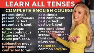 Learn ALL Tenses in English The Complete Course [upl. by Neala]