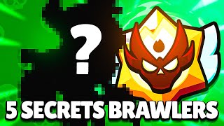 5 SECRET Brawlers PROs Use to Reach MASTERS  Brawl Stars Tierlist [upl. by Belldame506]