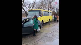 Stranded bus gets help from a kindhearted stranger shorts [upl. by Yasdnyl]