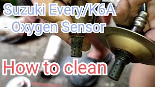 Suzuki Every VanDA64VDA63TDA62DA62TDA17DG64DG63TK6A Engine  How to clean Oxygen Sensors [upl. by Sac]