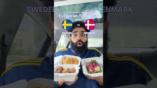 SWEDEN VS DENMARK  European Food Cup [upl. by Jacoba]