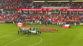 Chilean national anthem at Copa America 2024 USA  Chile vs Canada [upl. by Reynolds450]