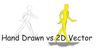 Hand Drawn vs 2D Vector Animation  2D Animation Comparison [upl. by Shaun]